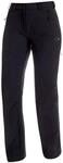 Mammut Courmayeur SO Pants Women | Softshell Wanderhose f&uuml;r Damen | Schwarz, Gr&ouml;&szlig;e