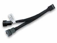 EK Water Blocks EK-Cable Y-Splitter 2-Lüfter PWM Kabel mit Hülse 10cm