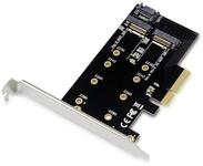 Conceptronic EMRICK04B PCI Express Card 2-in-1 M.2 SSD PCIe Adapter