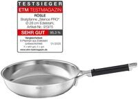 R&Ouml;SLE SILENCE PRO Bratpfanne, Hochwertige Pfanne aus Edelstahl mit Silikongriff, 28