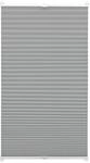 Gardinia 33402 Easyfix Plissee mit 2 Bedienschienen, 40 cm x 130 cm, Schiefer