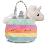 Aurora, 61363, Fancy Pal Rainbow Einhorn, 20cm, Pl&uuml;schtier, Mehrfarbig