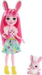 Enchantimals FXM73 - Bree Bunny Puppe & Twist Figur, Puppe (15cm), Lange Pinke Haare,