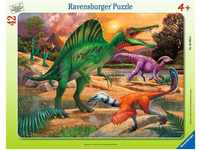 Ravensburger Kinderpuzzle - 05094 Spinosaurus - Rahmenpuzzle für Kinder ab 4 Jahren,