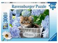 Ravensburger Kinderpuzzle - 12894 Kleine Katze - Tier-Puzzle für Kinder ab 9 Jahren,