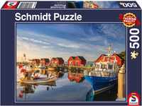 Schmidt Spiele 58955 Fischereihafen Weiße Wiek, 500 Teile Puzzle
