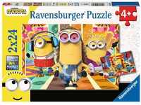 Ravensburger Kinderpuzzle - 05085 Die Minions in Aktion - Puzzle für Kinder ab 4