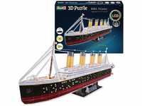 Revell RMS Titanic LED Edition 3D Puzzle | Detailgetreue Nachbildung des legendären