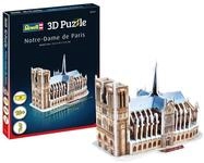 Revell 3D Puzzle Notre-Dame de Paris I Farbiges Modellbau-Set I Detailreiche
