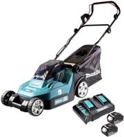 M&auml;her 38 cm Mak 2x18V Li-Ion Makita 2 Batt. BL1840B + DC18SH Ladeger&auml;t - DLM382CM2