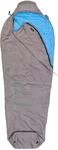 Cocoon Mountain Wanderer Schlafsack, Volcano Grey-Light Blue, 220x80 cm