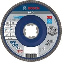 Bosch Accessories gerade F&auml;cherschleifscheibe Best (f&uuml;r Metall, X-LOCK, X571,...