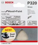 Bosch Professional 5 St&uuml;ck Schleifdreieck M480 Best for Wood and Paint (Holz und