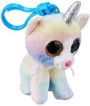 TY Heather Cat W/Horn Schl&uuml;sselanh&auml;nger Mehrfarbig One Size, 7 CM