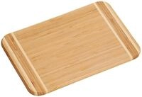 Kesper Schneidebrett aus Bambus in der Farbe Natur, Ma&szlig;e: 30cm x 20cm x 1,6cm, 58112