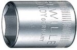 Stahlwille 40-10 Steckschl&uuml;ssel 10 mm; Hochleistungsstahl verchromt; Anti Rutsch