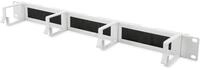 DIGITUS Kabel-Rangierpanel mit Durchf&uuml;hrung - 1HE - 4 F&uuml;hrungsb&uuml;gel 44 x 60 mm -