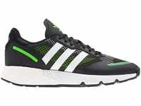 Adidas Herren ZX 1K Boost Running Shoe, core Black/FTWR White/solar Green, 45 1/3 EU