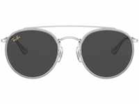 Ray-Ban Unisex Rb3647n Sonnenbrille, Silver, 51