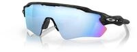 Oakley Unisex Radar Ev Path Sonnenbrille, Matte Black Camo-Prizm Deep Blue Polarized,