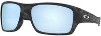 Oakley Unisex Turbine Sonnenbrille, Mattschwarz Camo/Prizm Tiefwasser polarisiert, 63