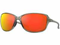 Oakley Unisex Cohort Sonnenbrille, Graue Tinte/Prizm Rubin polarisiert, 61