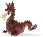 Papo - Realistische Roter Drache mit Flamme-Figur - 3 Jahre + - Kollektion Zauberwelt