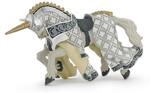Papo - Realistische Pferd des Waffenmeisters mit Einhornhelm-Figur - 3 Jahre + -