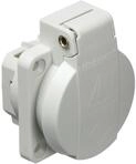 Mennekes 11010 SCHUKO-Anbausteckdose mit Klappdeckel 16A 2p+E 230V IP54 grau