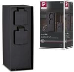 Paulmann 94313 Outdoor Steckdosens&auml;ule RIO 4 fach max. 3,650 Watt Au&szlig;enbeleuchtung