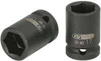 KS Tools 515.1032 1/2" Sechskant-Kraft-Stecknuss, kurz, 32mm