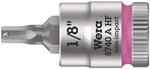 Wera 05003383001 8740 A HF Zyklop Bitnuss mit 1/4 Zoll-Antrieb mit Haltefunktion, 1/8