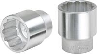 KS Tools 911.1059 1" 12-kant-Stecknuss, kurz, 63 mm