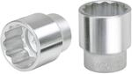 KS Tools 911.1066 1" 12-kant-Stecknuss, kurz, 71 mm