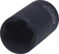 KS Tools 913.1249 1/2" Spiral-Profil-Kraft-Stecknuss, 19mm, 50mm lang