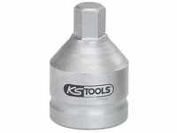 KS Tools 515.0002 3/4" Kraft-Bit-Stecknuss Innensechskant kurz, 17mm