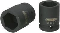 KS Tools 515.1360 3/4" Sechskant-Kraft-Stecknuss, kurz, 60mm
