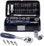 Projahn Mini Steckschl&uuml;ssel und Bit-Box 38-tlg. (kompaktes Set mit...