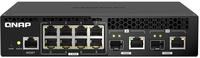Qnap QSW-M2108R-2C, 8 Port 2,5 Gbit/s, 2 Port 10 Gbit/s SFP+/ NBASE-T Combo, Web
