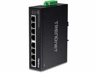 TRENDnet TI-E80 Industrieller nicht verwalteter 8-Port-Fast-Ethernet-DIN-Rail-Switch,