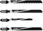 wolfcraft Stichs&auml;gebl&auml;tter-Set 10-tlg. I 8430000 I T-Schaft I f&uuml;r Weichholz I