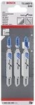 Bosch 3 Stich&auml;gebl&auml;tter T 118 EFS Basic for Inox (f&uuml;r Edelstahlbleche,