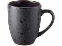 BITZ Kaffeetasse/Kaffeebecher, Tasse aus robustem Steinzeug, 30 cl, schwarz