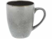 BITZ Kaffeetasse/Kaffeebecher, Tasse aus robustem Steinzeug, 30 cl, grau außen...