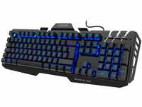 uRage Gaming-Keyboard Exodus 420 Metal, schwarz, Tastatur für PC Gaming, 12