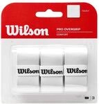 Wilson Griffband Pro Overgrip 3 Pack, White, WRZ4014WH