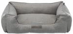 TRIXIE Hundebett Talis 80 &times; 60 cm in grau - elegantes Hundebett aus...