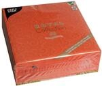 Papstar, 50 Servietten "ROYAL Collection" 1/4-Falz 40 cm x 40 cm nektarine "Casali",