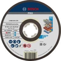 Bosch Professional 1x Gerade Trennscheibe (f&uuml;r MultiMaterial, X-LOCK, &Oslash;125 mm,