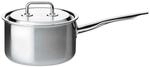 Spring 0415530618 Brigade Premium Stielkasserolle hoch mit Deckel, Edelstahl,...